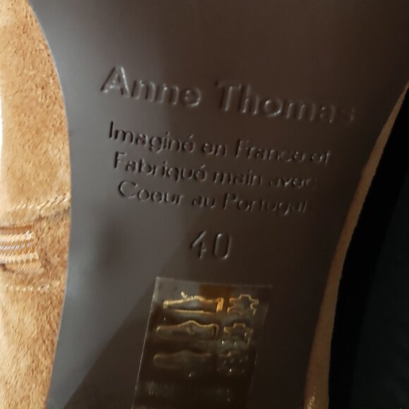 NWOT Anne Thomas Ankle Boots Softy Chestnut Sz 40 - Picture 8 of 8